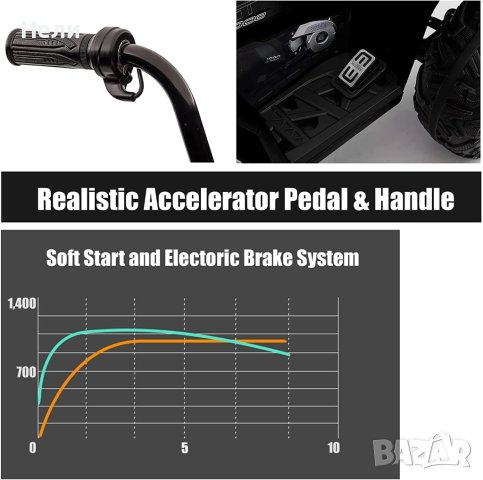 Акумулаторен бъги 4X4 24V,MP3 плейър, с меки гуми с Кожена седалка, снимка 9 - Детски велосипеди, триколки и коли - 43685493