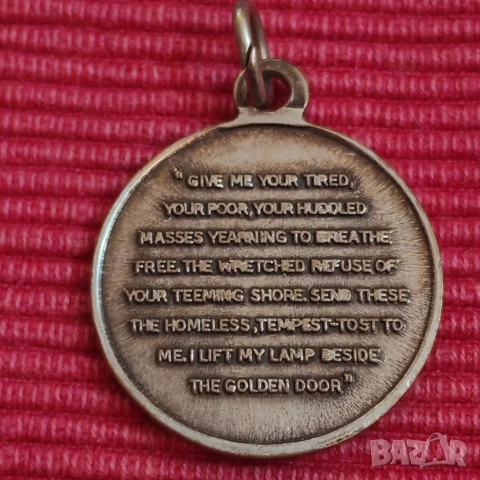 Медальон, ключодържател Ню Йорк Liberty. , снимка 2 - Колекции - 52802691