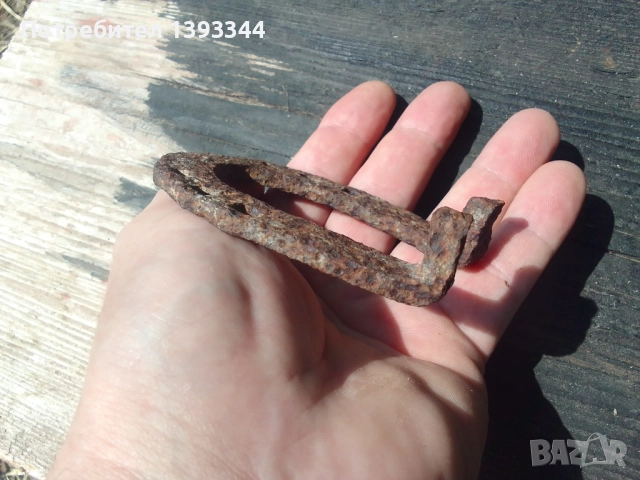 Подкова, Малка подкова за декорация, Подкова за щастие, Стара подкова за късмет, снимка 4 - Антикварни и старинни предмети - 51451680