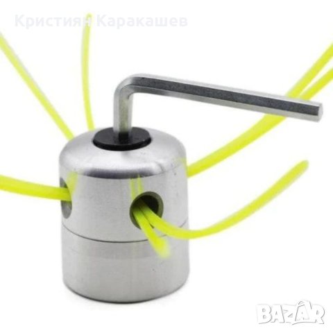 Промо комплект алуминиева глава за тример + корда, снимка 4 - Градинска техника - 40622989