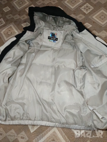 Топло мъжко зимно яке Ombre размер М - Бяло с Черно, снимка 6 - Якета - 53475177