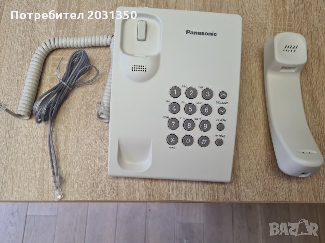 продавам телефон PANASONIC KX-TS500FX, снимка 1 - Стационарни телефони и факсове - 32428534