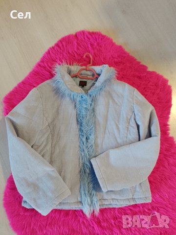 Меко синьо яке Л