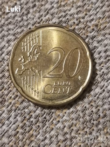 20 евроцента Малта 2021 година. Северно злато. , снимка 2 - Нумизматика и бонистика - 43185074