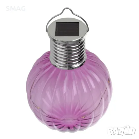 Соларна висяща лампа цветна Ø8см S_1220633, снимка 6 - Соларни лампи - 49909316