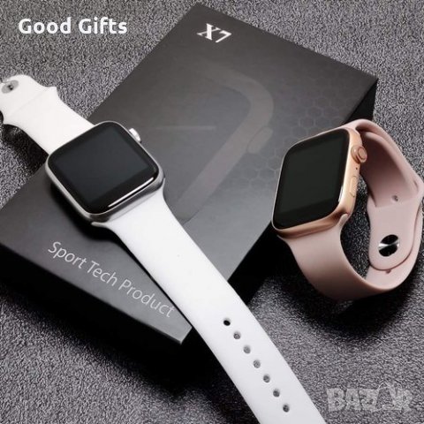 СМАРТ ЧАСОВНИК IX7 , микрофон , блутут , известия , съобщения , обаждания , крачкомер, снимка 8 - Смарт гривни - 34707527