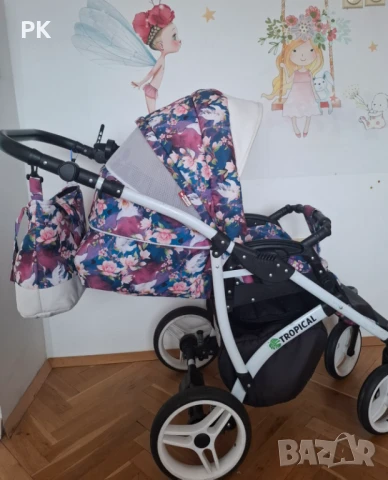 Бебешка количка 3 в 1 Baby LUX Tropical , снимка 6 - Детски колички - 51079033