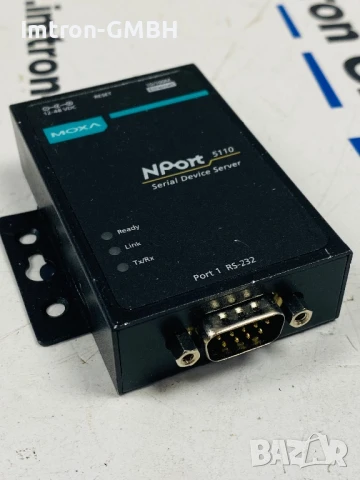MOXA NPort 5110 1-портов RS-232 Сериен към Ethernet конвертор