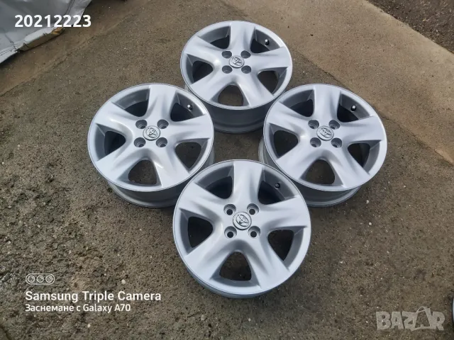 4 броя алуминиеви джанти за Toyota Yaris 15, снимка 6 - Гуми и джанти - 49857724