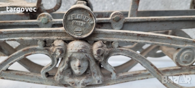 старинен австрийски пазарски кантар, снимка 3 - Антикварни и старинни предмети - 52960996