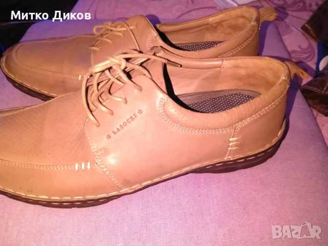 Маркови обувки Lasocki нови стелка 293мм-№44 естествена кожа, снимка 2 - Ежедневни обувки - 52457473