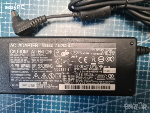 Захранващ адаптер 24V 2.5A PA03010-6221, снимка 3 - Друга електроника - 47713097