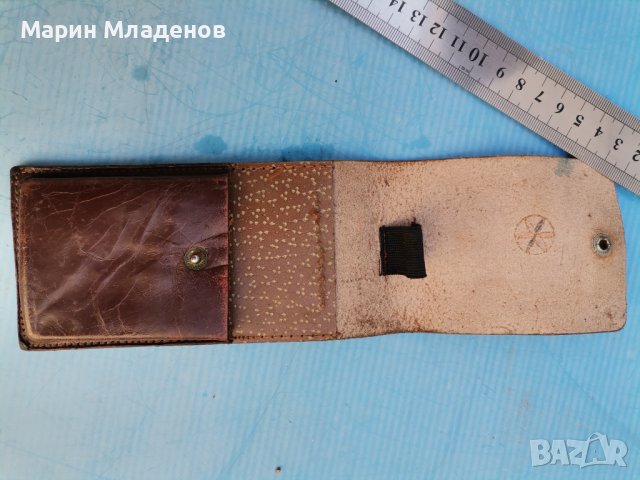 Кожена кутия за моливи, снимка 4 - Антикварни и старинни предмети - 40071768