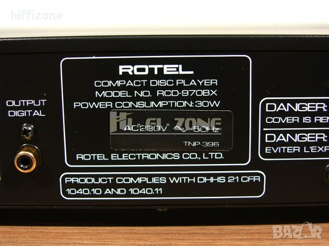 CD ПЛЕЪР  Rotel rcd-970bx , снимка 8 - Ресийвъри, усилватели, смесителни пултове - 33468080