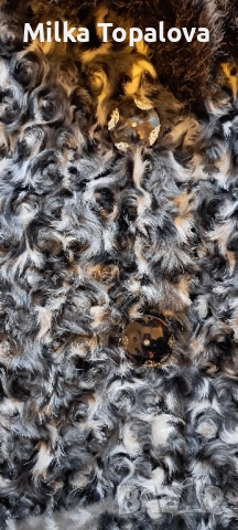 Дамско пухкаво палто с вата М - L размер, снимка 2 - Якета - 52109093