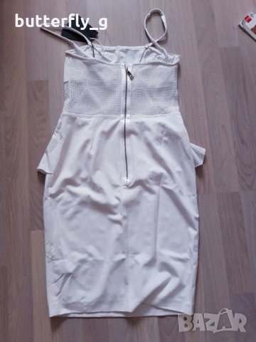 PINKO $299 оригинална бяла рокля S, снимка 7 - Рокли - 33179266