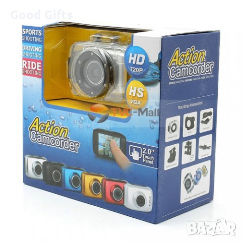 Екшън камера Action Camcorder HD 720P , Водоустойчива