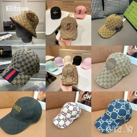 шапки с козирка Gucci 