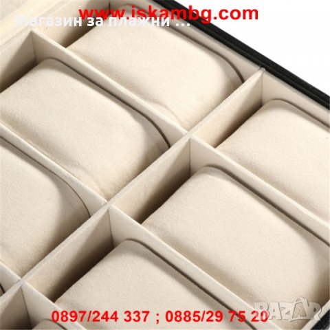 Кожена кутия за съхранение на 10 часовници   код 2100, снимка 9 - Подаръци за мъже - 28396089