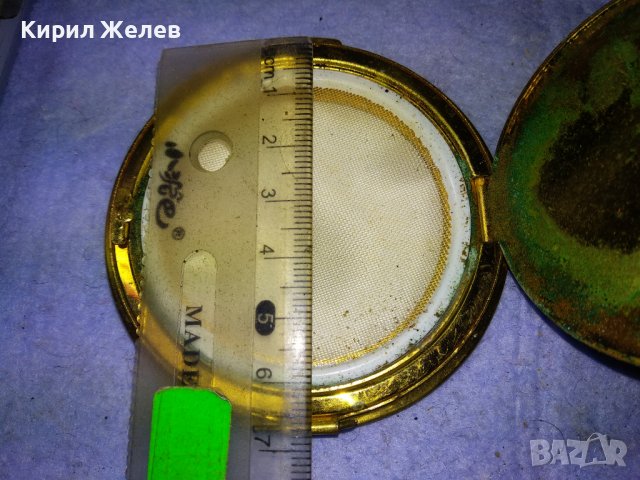 СТАРИННА БРОНЗОВА АР ДЕКО ПУДРИЕРА За КОЛЕКЦИЯ с НУЖДА от РЕСТАВРАЦИЯ Липсва КАПАЧЕТО! 41260, снимка 5 - Антикварни и старинни предмети - 43739787