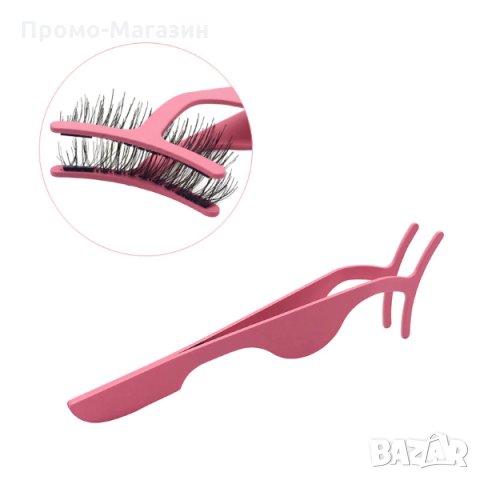 Комплект мигли с 4 магнита Magnetic Lashes, Eстествен косъм, Черен + Подарък апликатор., снимка 6 - Козметика за лице - 32926721