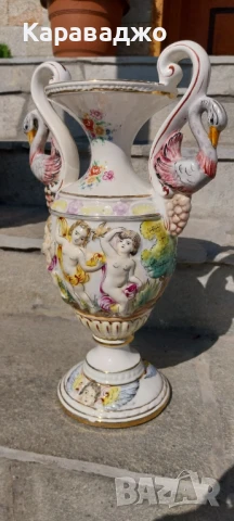 Ваза Capodimonte, снимка 4 - Вази - 51069635