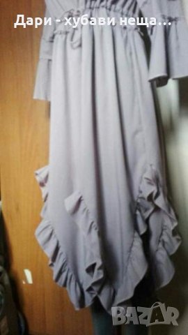 Кокетна рокля в пепел от рози👗🌹M, M/L👗🌹арт.483, снимка 2 - Рокли - 33215343