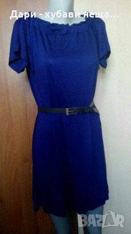 Тъмно синя рокля на „Be You”👗🌹S,M,L👗🌹арт.1125, снимка 2 - Рокли - 33310430