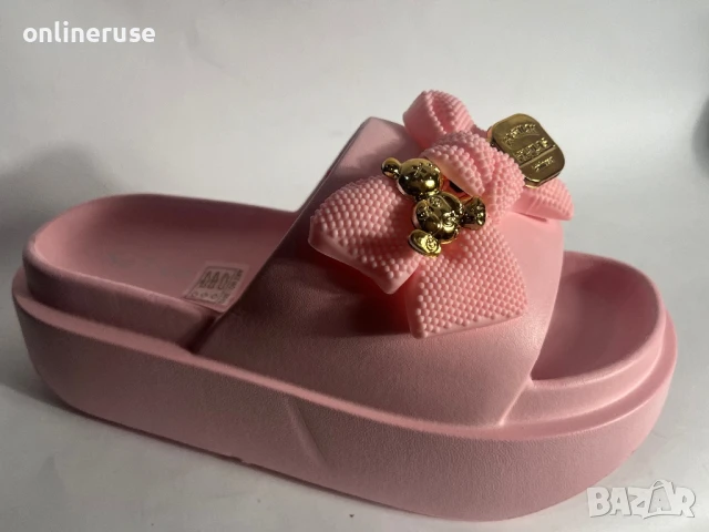 Дамски чехли на платформа, снимка 1