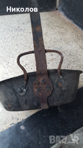 Стар калайдисан меден тиган, снимка 5 - Съдове за готвене - 52963266