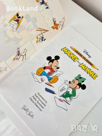 Learn to draw Mickey and Minnie| Disney| Как да нарисуваш Мики и Мини , снимка 2 - Други - 51591573