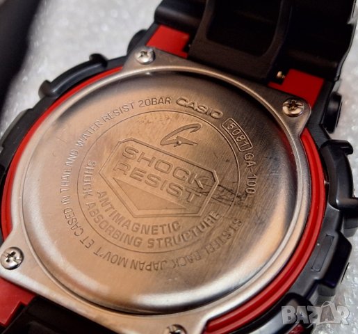Мъжки часовник Casio G-Shock - GA-100, снимка 9 - Мъжки - 43845931