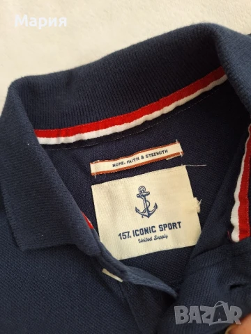 Тениски с яка 6-7 г. - 3 броя за 15 лв, снимка 3 - Детски тениски и потници - 50928829