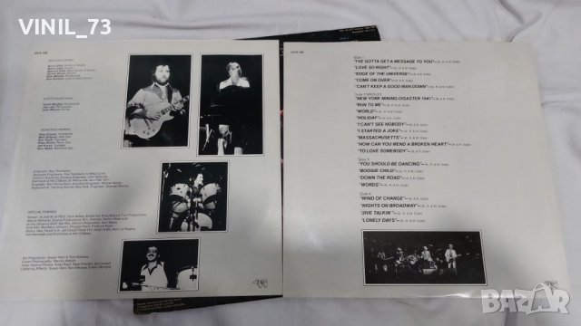 Bee Gees – Here At Last... Bee Gees ...Live, снимка 5 - Грамофонни плочи - 39350428