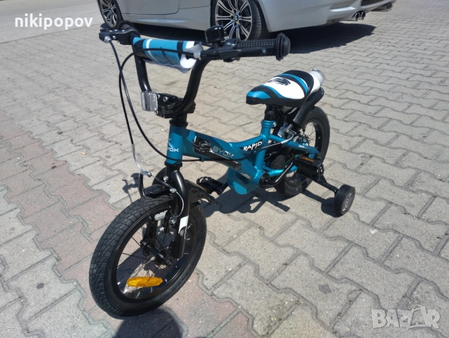 BYOX Велосипед 14" RAPID cyan, снимка 6 - Велосипеди - 53534432