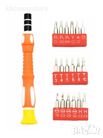 Отвертка комплект с накрайници Lian Jic (3019)