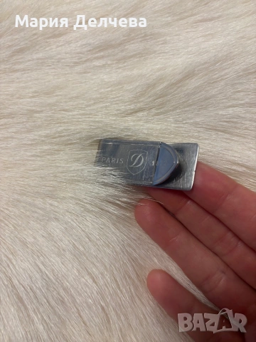 Щипка за пари S.T. Dupont с паладиево покритие, снимка 4 - Портфейли, портмонета - 53391336