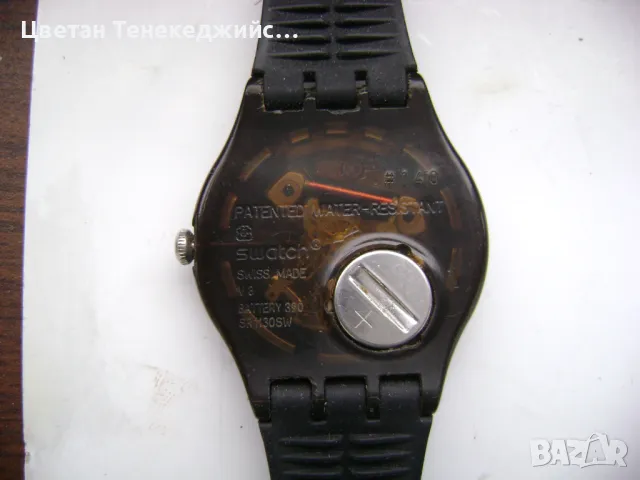 Продавам 4 кварцови и 1 механичен часовник Swatch,Calypso,Зим,Nautica, снимка 3 - Мъжки - 49199231