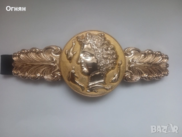 Колан за дама, пафта с лик