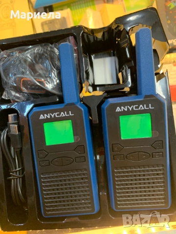 Уоки-токи с 8 канала и 121 кода за поверителност / LCD дисплей / Радио, снимка 4 - Друга електроника - 51890131