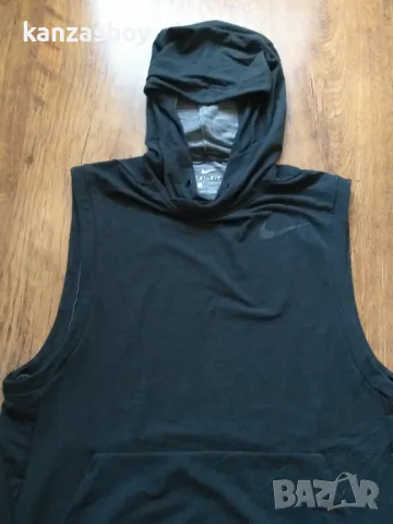 Nike DRI-FIT TOUCH FLEECE SL - страхотен мъжки потник Л, снимка 3 - Тениски - 48324460