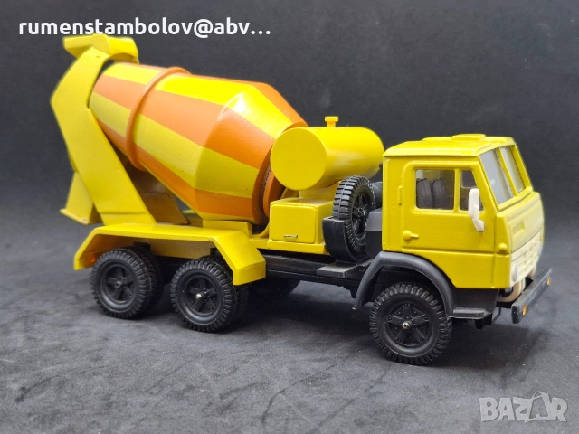 КамАЗ 55111 - Бетоновоз, конверсия на база 5511, Елекон, Арек, снимка 5 - Колекции - 53481393