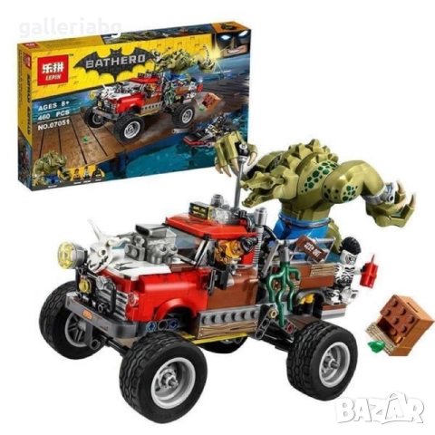 🦇 Конструктор Bat Hero – Камион с Батман и Killer Croc (460 части) 🚙💥