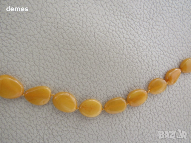 Дамско колие-кръг от първокласен балтийски кехлибар, снимка 3 - Колиета, медальони, синджири - 51884835