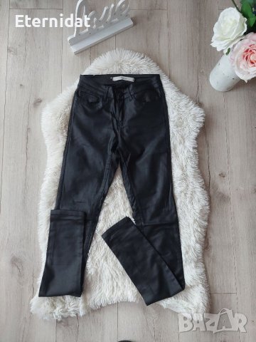 Черен панталон промазка , снимка 6 - Панталони - 38631253