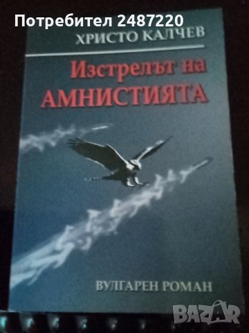 Изстрела на амнистията Христо Калчев кн 15 края.вулгарен Роман 2005 г, снимка 1