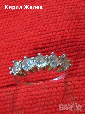 АВТОРСКИ СКЪПОЦЕНЕН СРЕБЪРЕН ПРЪСТЕН СРЕБРО 925 с ПЕЧАТ на БИЖУТЕРА и ФАСЕТИРАНИ СКЪПИ ЦИРКОНИ 50131, снимка 14 - Пръстени - 49876882