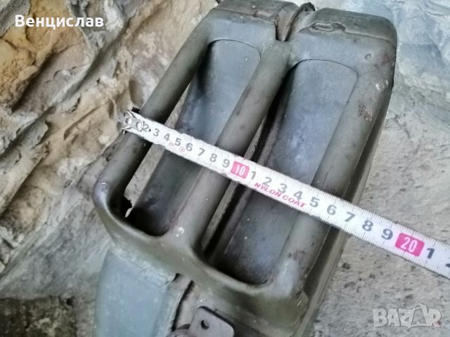 Стара Соц Метална Туба За Гориво / 20 Литра / 1986 г. , снимка 12 - Антикварни и старинни предмети - 38429184