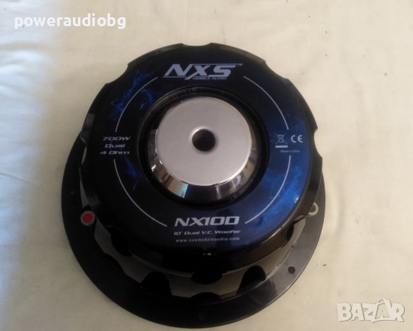 Двубобинен 10 инчов говорител NXS NX100 басов говорител (woofer) - 1бр, , 2 х 700W/  4 OHM, снимка 2 - Тонколони - 43659926