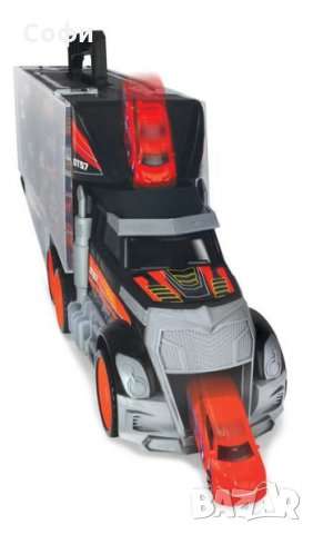 Камион Dickie Toys с дръжка за пренасяне с включени превозни средства, снимка 6 - Коли, камиони, мотори, писти - 32356727